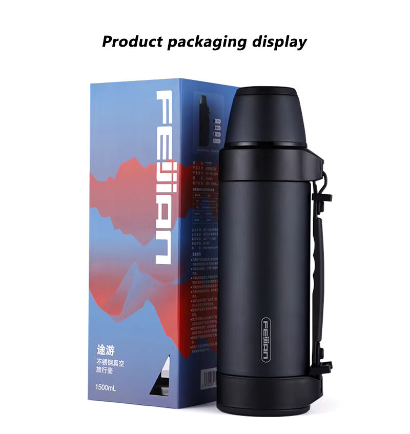 Thermos portable en acier inoxydable